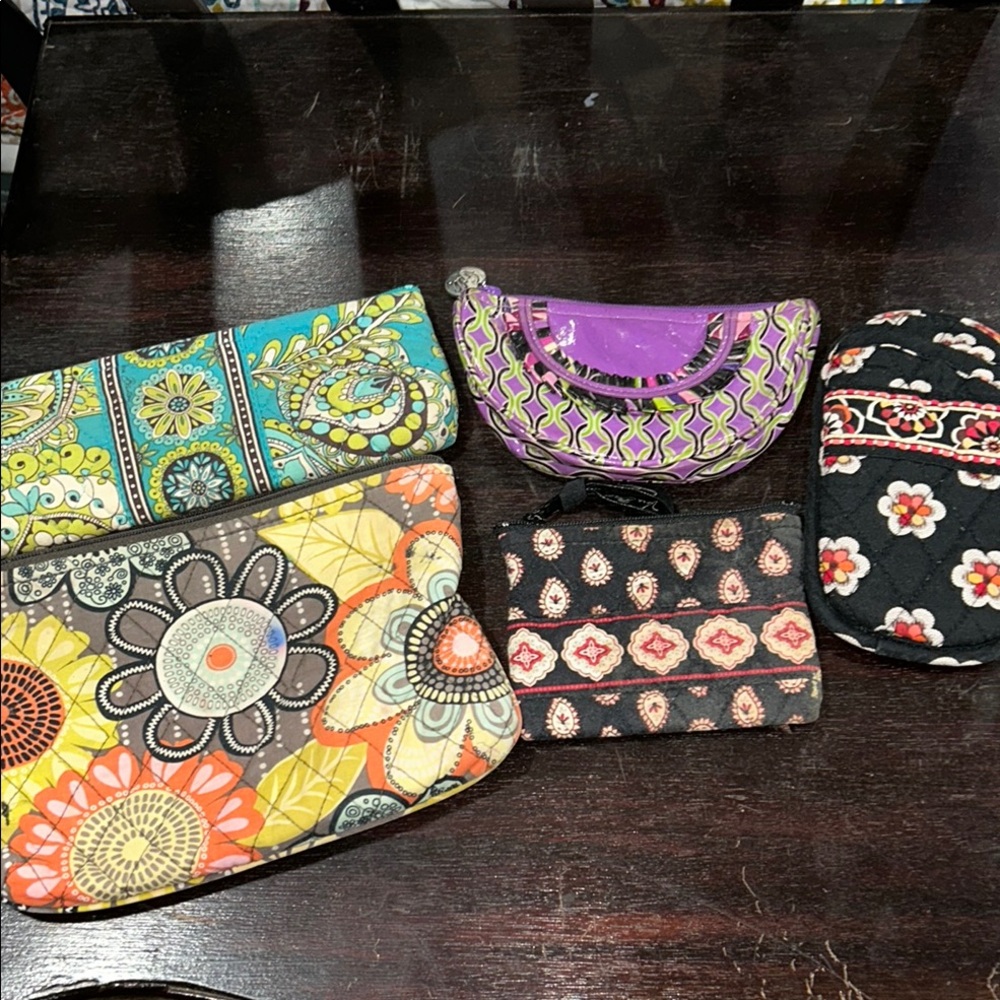 Used Vera Bradley set of pouches